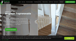 Desktop Screenshot of brugman-traprenovatie.nl